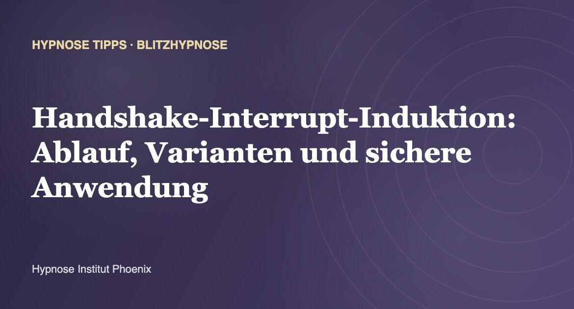 Handshake-Interrupt-Induktion: Ablauf, Varianten und sichere Anwendung