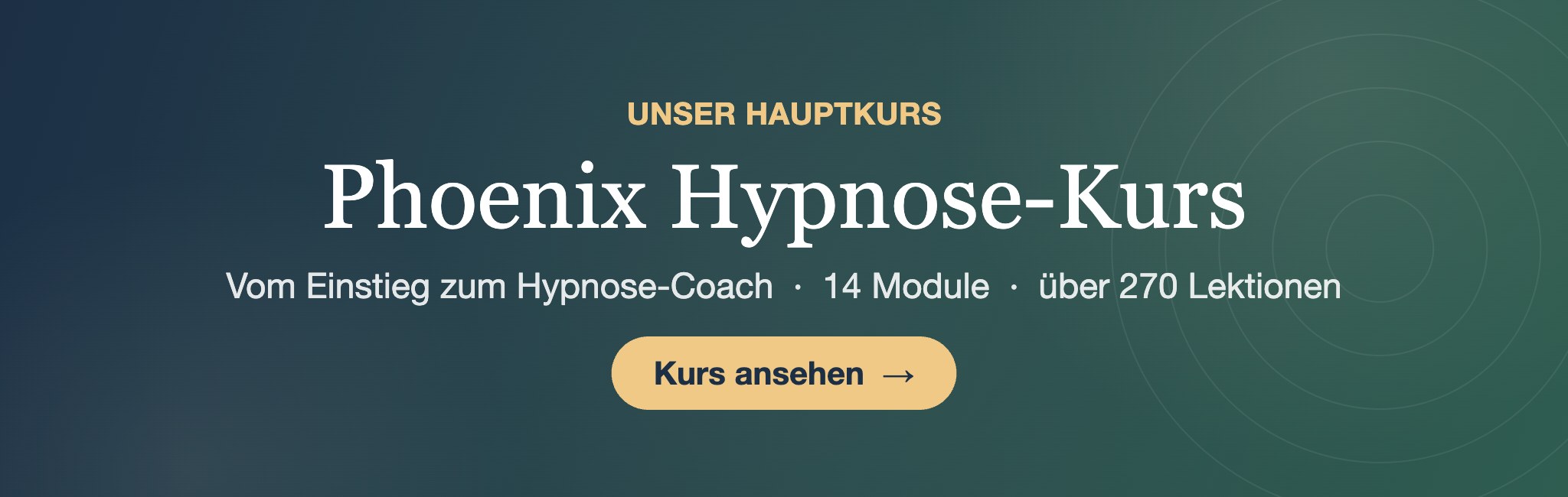 Phoenix Hypnose-Kurs – Vom Einstieg zum Hypnose-Coach