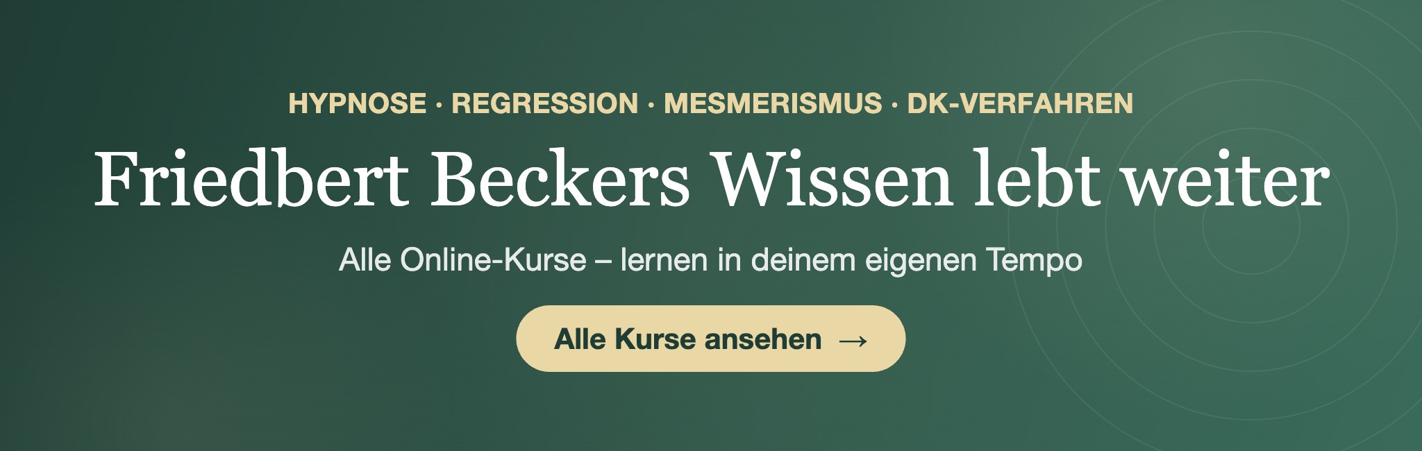 Friedbert Beckers Wissen lebt weiter – alle Online-Kurse